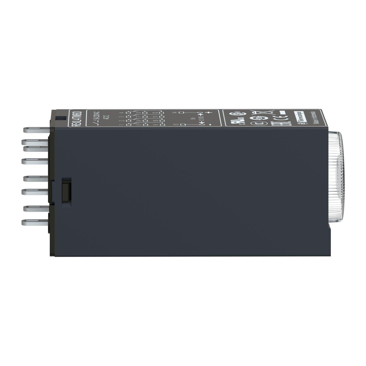 Picture of single function relay, Harmony Timer Relays, 5A, 4CO, 0.1s..100h, on delay, 24V DC