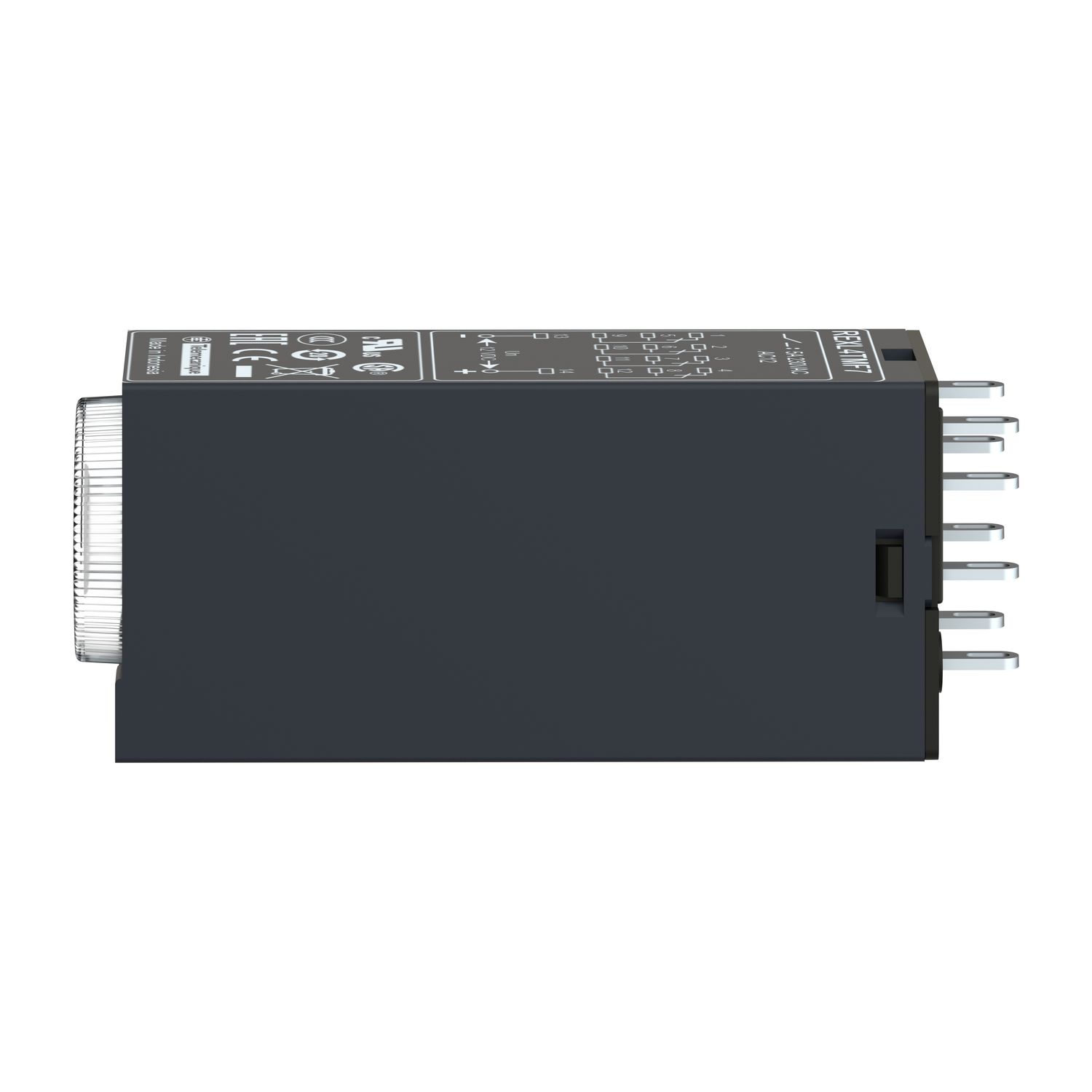 Picture of single function relay, Harmony Timer Relays, 5A, 4CO, 0.1s..100h, on delay, 120V AC