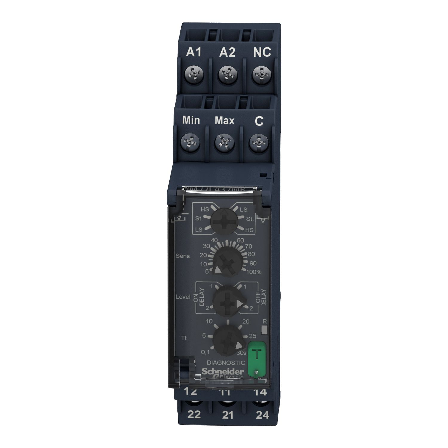 Picture of level control relay, Harmony Control Relays, 8A, 2CO, 24â€¦240V AC DC