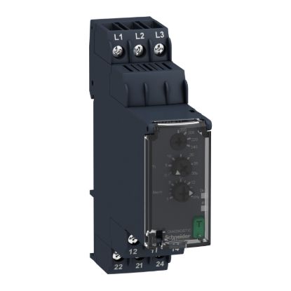 Picture of 3-phase control relay, Harmony Control Relays, 8A, 2CO, 200â€¦240V AC