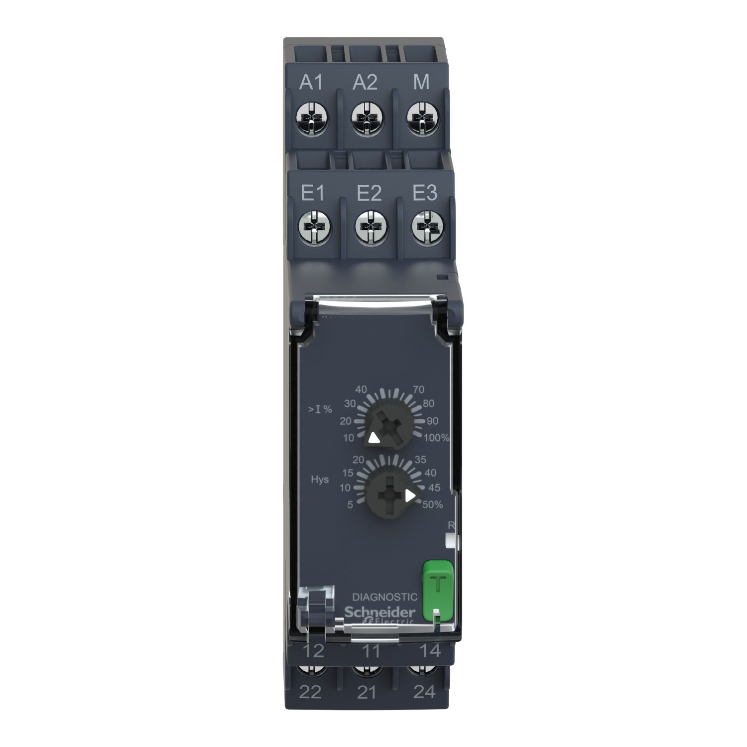 Picture of voltage control relay, Harmony Control Relays, 8A, 2CO, 0.05â€¦5V AC DC, 24â€¦240V AC DC