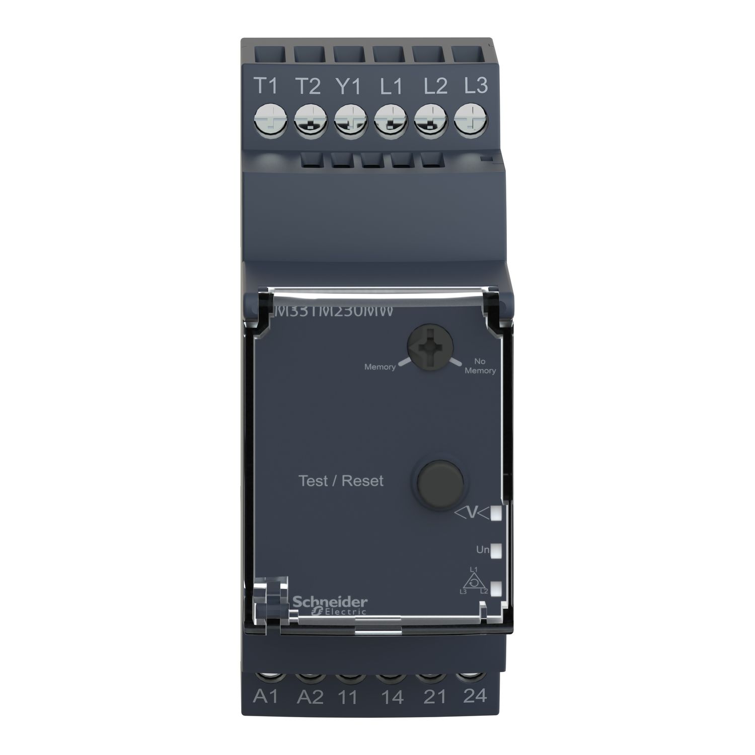 Picture of Modular motor voltage and temperature Control Relay, Harmony Control Relays, 5 A , 2 NO, 24..240 V AC/DC