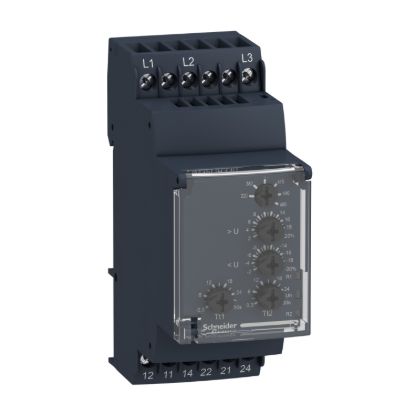 Picture of Modular 3 phase Voltage Control Relay, Harmony Control Relays, 5A, 2CO, 220…480V AC