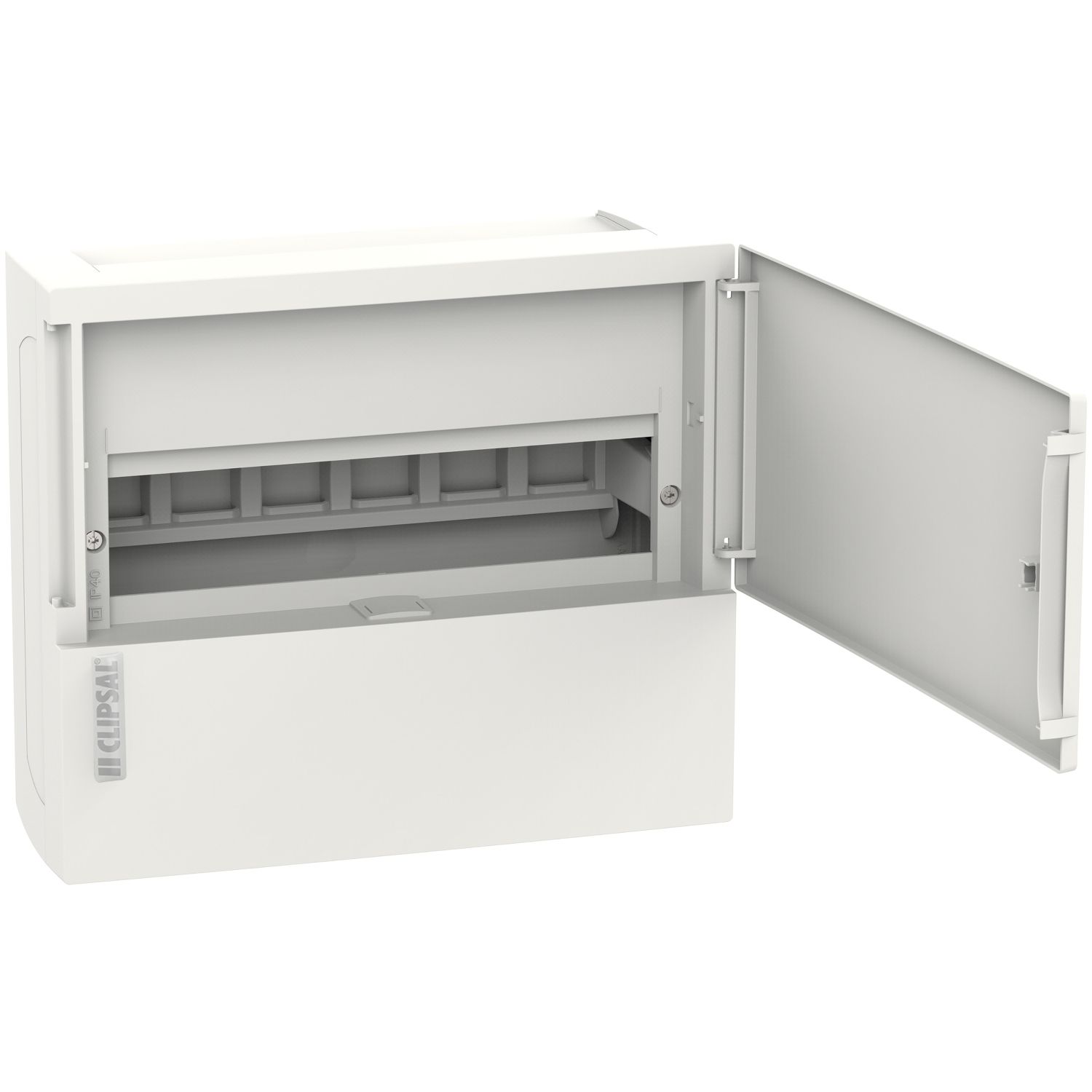 Picture of Consumer switchboard, Clipsal Resi MAX, 1 row 18 modules Surface Mounted