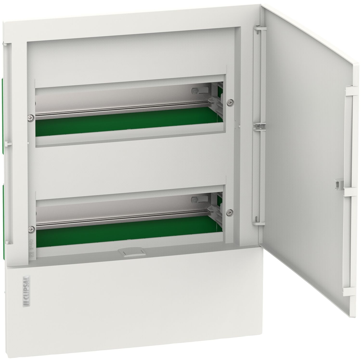 Picture of Consumer switchboard, Clipsal Resi MAX, 2 row 24 modules Flush Mounted