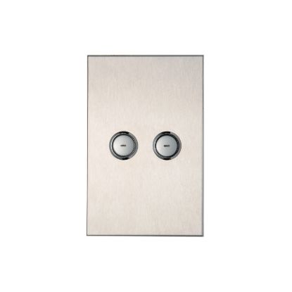 Picture of SpaceLogic Wall Plate, C-Bus, Saturn, A-Series, Key Input unit, 2 keys