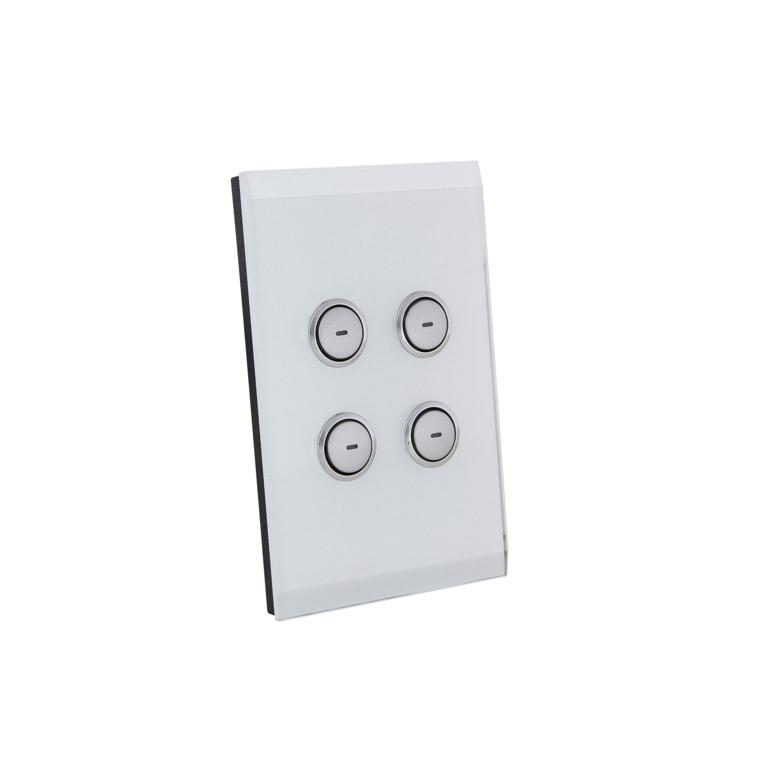 Picture of SpaceLogic Wall Plate, C-Bus, Saturn, A-Series, Key Input unit, 4 keys