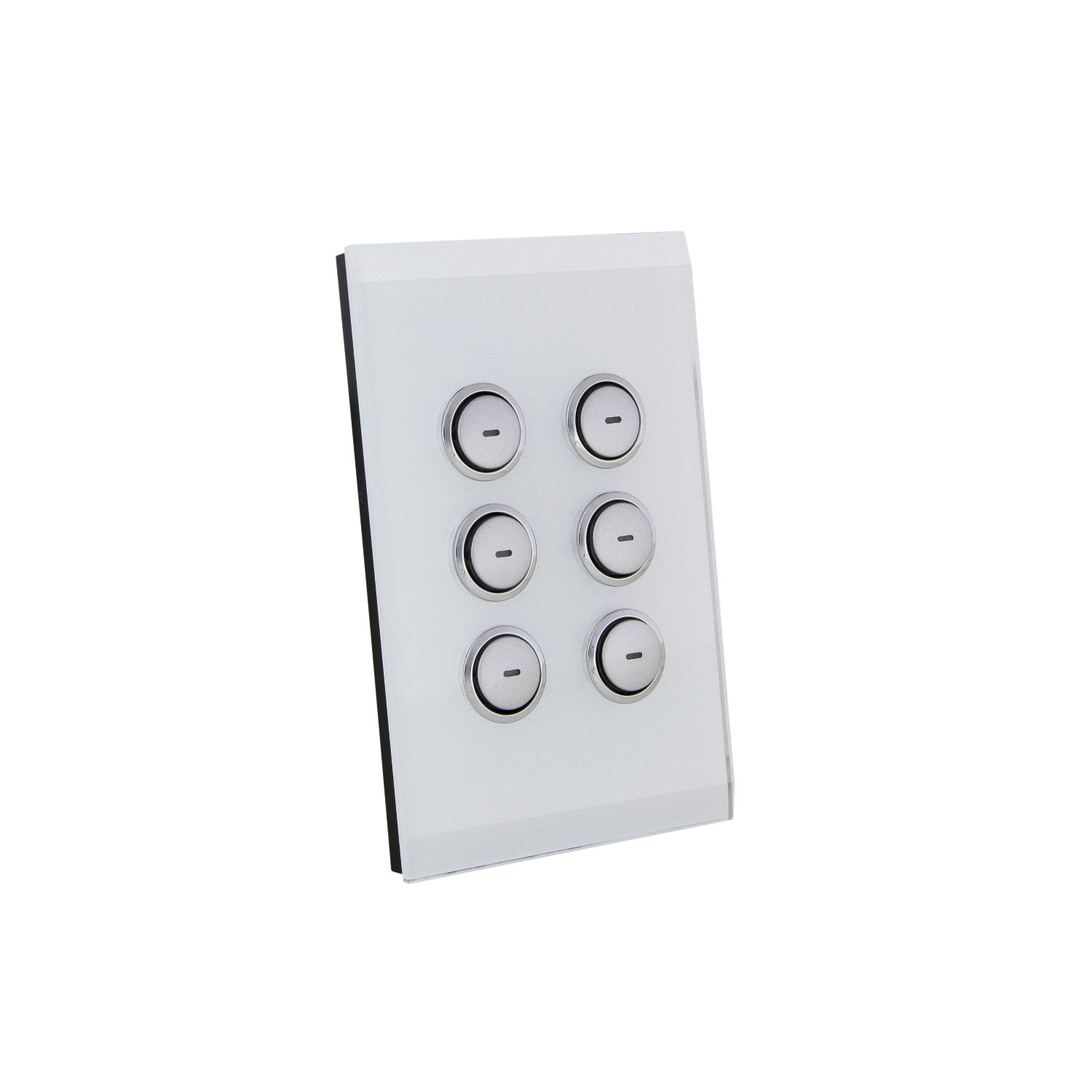 Picture of SpaceLogic Wall Plate, C-Bus, Saturn, A-Series, Key Input unit, 6 keys