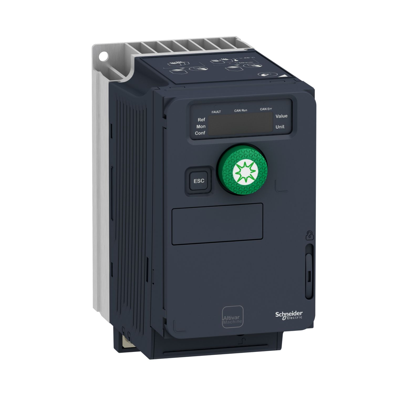 Picture of Variable speed drive, Altivar Solar, 0.55kW, 200 to 240V, 1 phase, compact