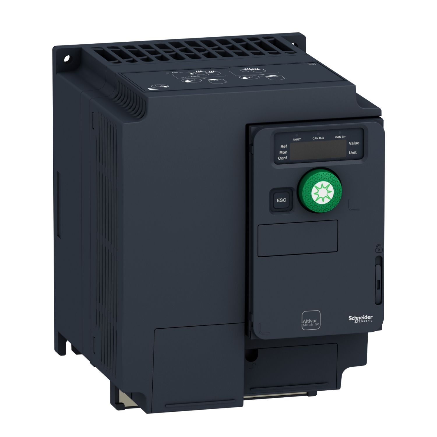 Picture of Variable speed drive, Altivar Solar, 4.0kW, 380 to 500V, 3 phases, compact