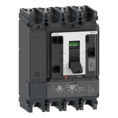 Picture of Circuit breaker, ComPacT NSX400 DC PV, 10kA/1000VDC, 4 poles, TM-DC PV trip unit 400A