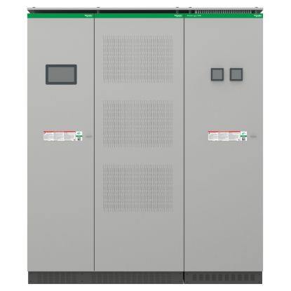 Picture of dynamic voltage restorer, PowerLogic DVR, 220 kVA, 400 V, +20/-25% continuous regulation, up to 50% sags correction, working as Main Module