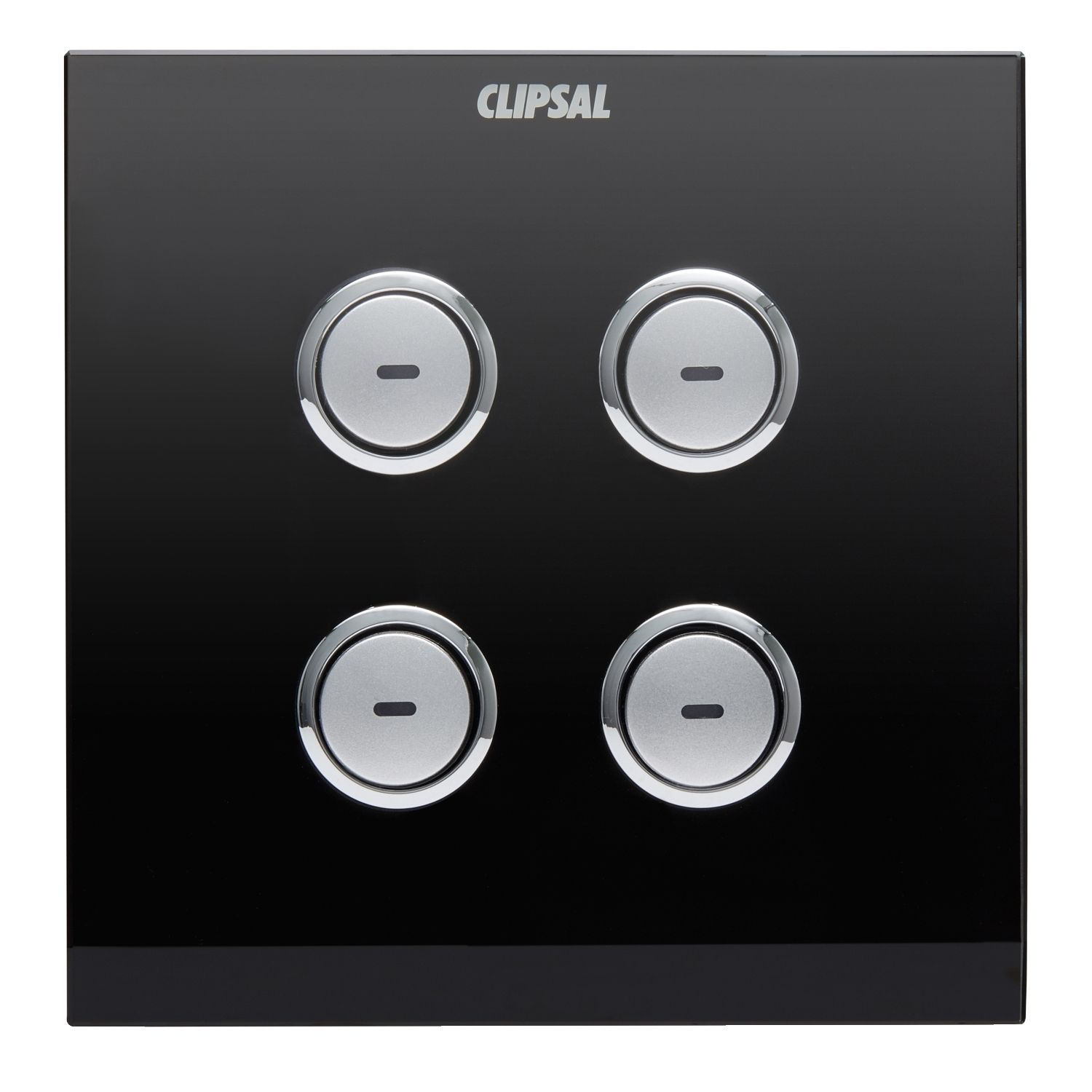 Picture of SpaceLogic Wall Plate, C-Bus, Saturn, E-Series, Key Input unit, 4 keys