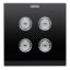 Picture of SpaceLogic Wall Plate, C-Bus, Saturn, E-Series, Key Input unit, 4 keys
