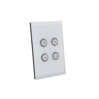 Picture of SpaceLogic Wall Plate, C-Bus, Saturn, E-Series, Key Input unit, 4 keys