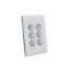Picture of SpaceLogic Wall Plate, C-Bus, Saturn, E-Series, Key Input unit, 6 keys
