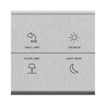 Picture of EasyLogic Metal panel 4 buttons w backlight