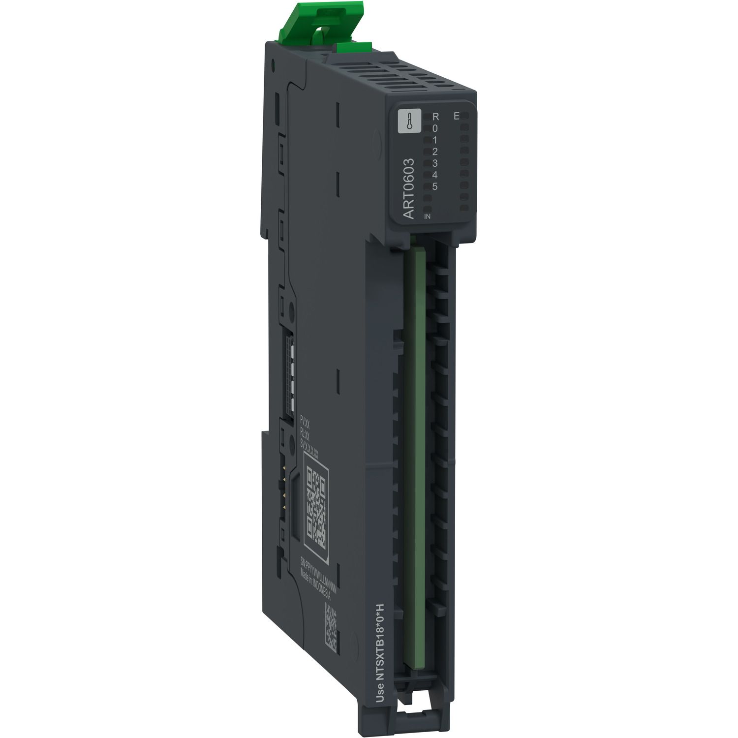 Picture of Temperature Input Module + Base, 6 Differential In, RTD, Thermistor, 2/3 Wires, Modicon Edge I/O NTS