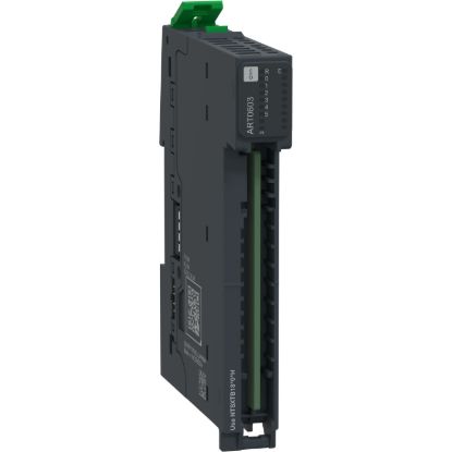 Picture of Temperature Input Module + Base, 6 Differential In, RTD, Thermistor, 2/3 Wires, Modicon Edge I/O NTS