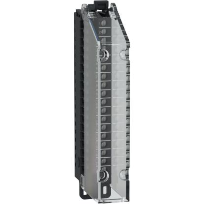 Picture of Screw Terminal Block, 18 Points, 3.81mm Pitch, With Cover, Use on Low Height Module, Hardened, Modicon Edge I/O NTS
