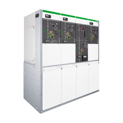 Picture of Ring Main Unit, RM AirSeT, 12kV, non-extensible, 4 functions, IIBI, 50Hz, 630A, 20kA 1s, height 1.6m
