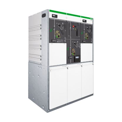 Picture of Ring Main Unit, RM AirSeT, 24kV, non-extensible, 3 functions, IBI, 50Hz, 200A, 20kA 1s, height 1.6m