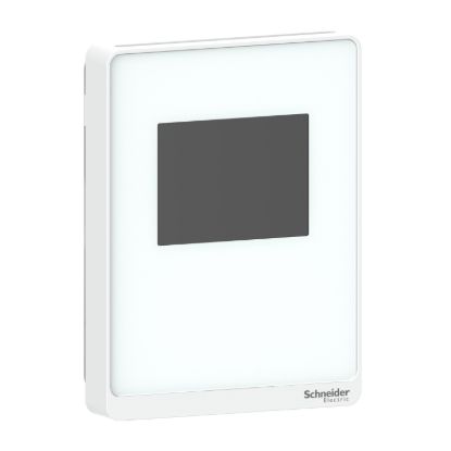 Picture of Sensor,SpaceLogic,PM,CO2,VOC,RH,Temp,Touch,BAC/MB,Optm Wh