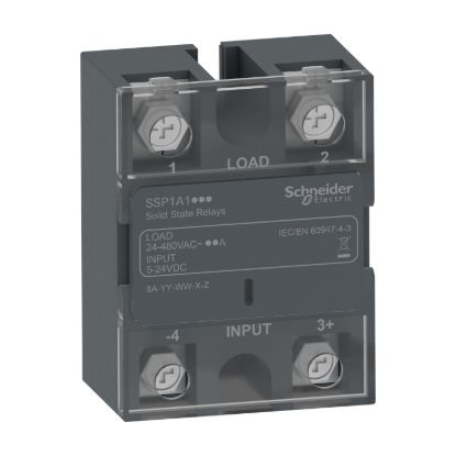 Picture of Solid state relay - panel mounting - input 4-32V DC, output 24-300 V AC, 25A,Zero-cross switching