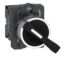 Picture of Complete selector switch, Easy Harmony XA2, plastic long handle, 22mm, 2-position, 1NO+1NC, stay put, black