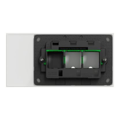 Picture of Grid Plate and Cover, Clipsal Solis T Series, 2 Gang, Horizontal