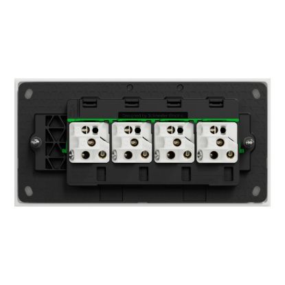 Picture of Flush Switch, Clipsal Solis T Series, Horizontal Mount, 4 Gang, 230V-240V, 10AX 1-Way/2-Way
