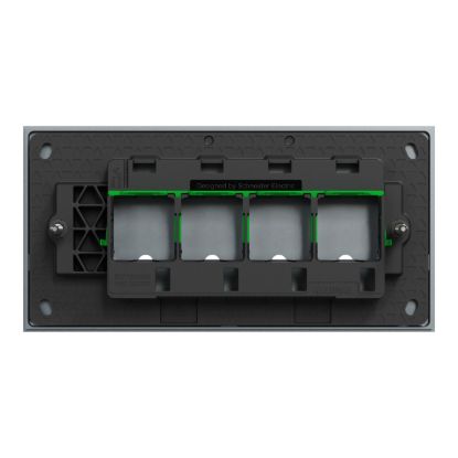 Picture of Grid Plate and Cover, Clipsal Solis T Series, 4 Gang, Horizontal