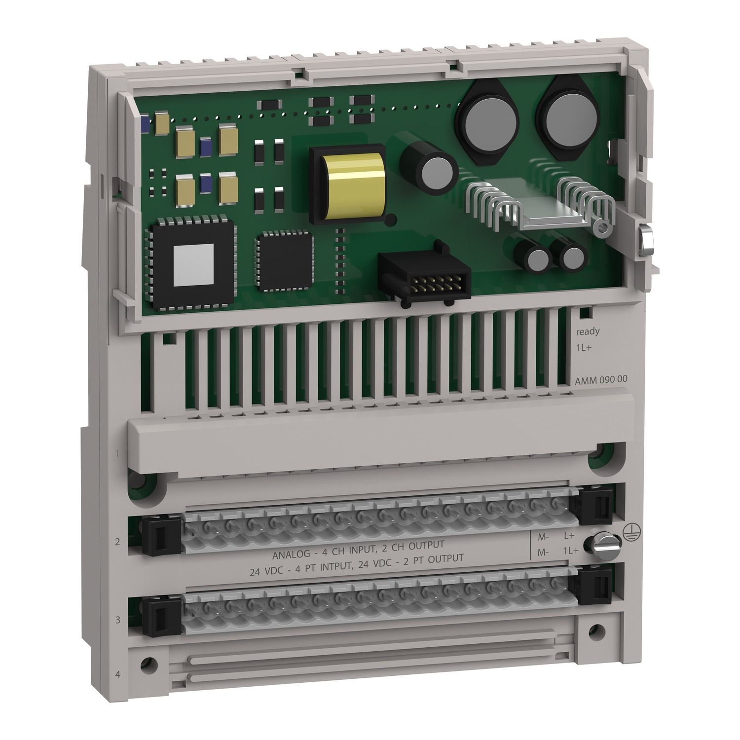 Picture of distributed analog/discrete I/O - 4 I / 8 O discrete - 6 I / 4 O analog