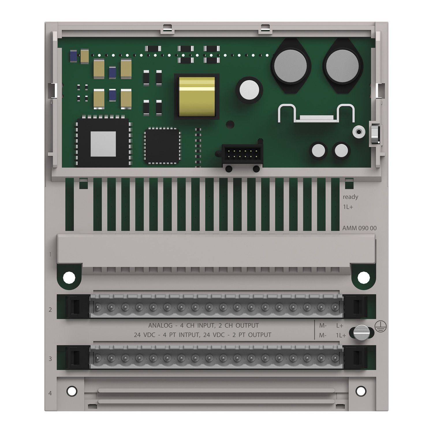 Picture of distributed analog/discrete I/O - 4 I / 8 O discrete - 6 I / 4 O analog