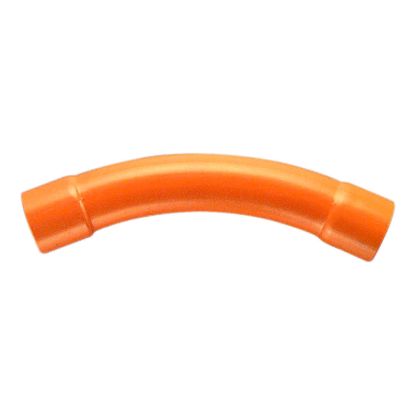 Picture of Conduit Bend, Clipsal - Cable Management, Large Sweep, 45Deg, PVC, 25mm