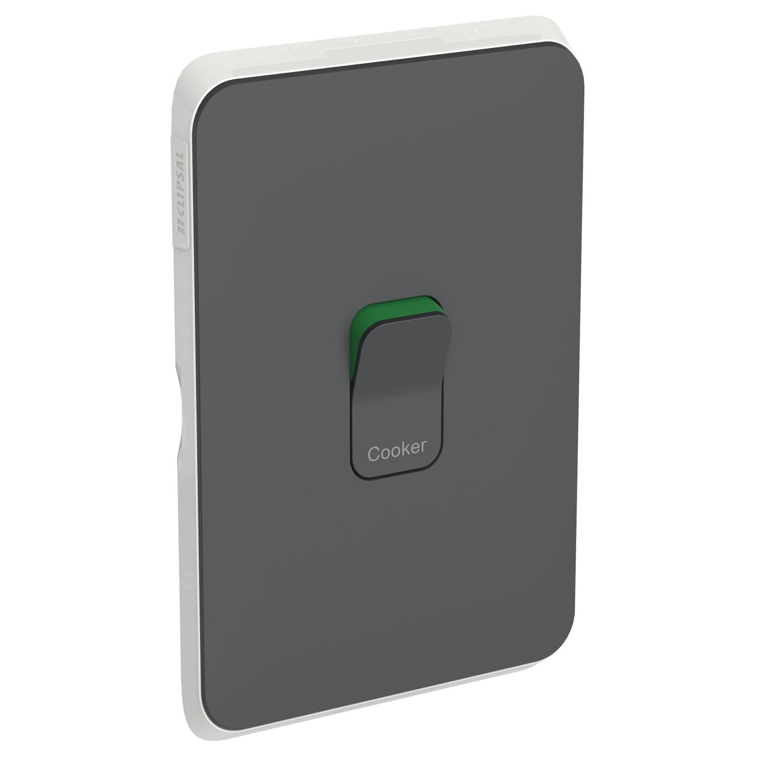 Picture of Switch Plate Skin, Clipsal Iconic, 1 Gang, COOKER, Horizontal/Vertical Mount250V, 45A, Clip-On