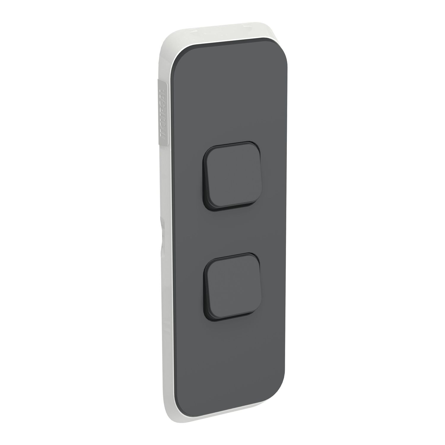 Picture of Switch Plate Skin, Clipsal Iconic, 2 Gang, Vertical Mount, Clip-On