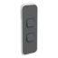 Picture of Switch Plate Skin, Clipsal Iconic, 2 Gang, Vertical Mount, Clip-On
