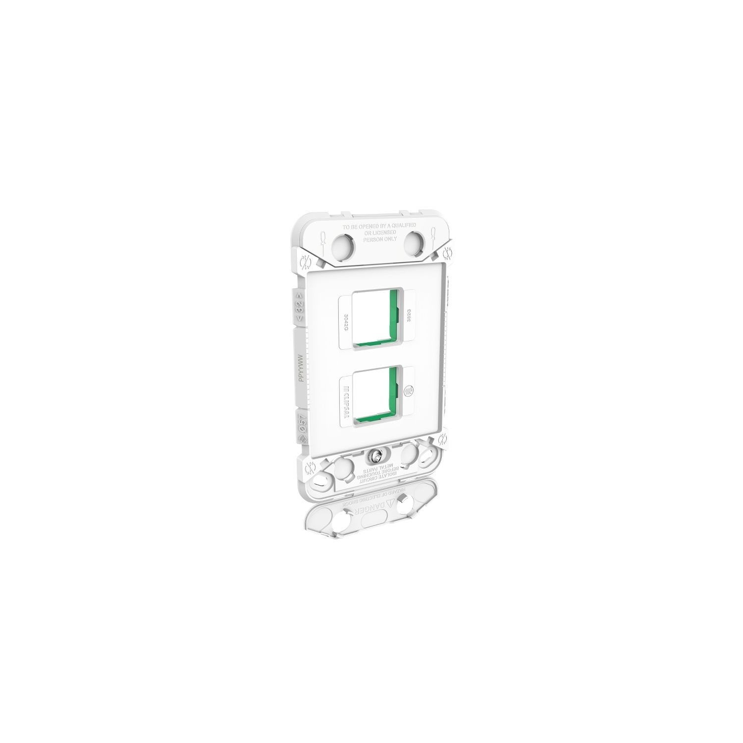 Picture of Switch Grid, Clipsal Iconic, 2 Gang, Horizontal/Vertical Mount