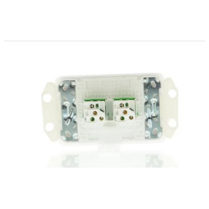 Picture of Flush Switch, Clipsal Iconic, Horizontal Mount, 2 Gang, 1-Way/2-Way, 230/240V 10AX
