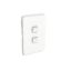 Picture of Gridplate and Skin, Clipsal Iconic, 2 Gang, Vertical/Horizontal