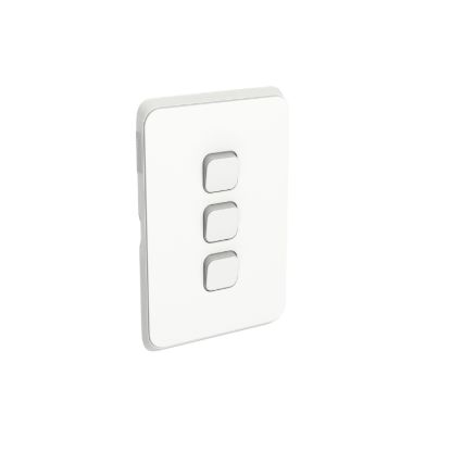 Picture of Switch Plate Skin, Clipsal Iconic, 3 Gang, Horizontal/Vertical Mount