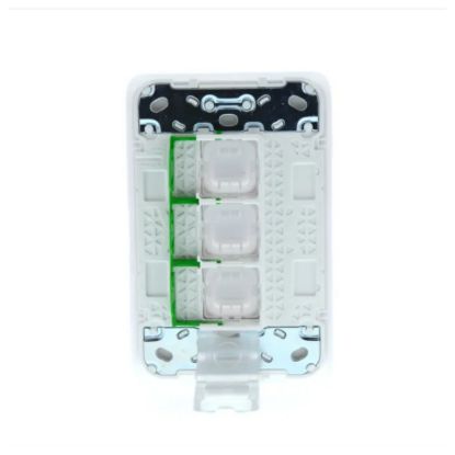 Picture of Gridplate and Skin, Clipsal Iconic, 3 Gang, Vertical/Horizontal