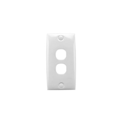 Picture of Plate Only, Standard Series, 2 Gang Intermediate Size