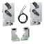 Picture of mechanical interlocking using cables, ComPact N630b to NS1600, source changeover for 1 fixed and 1 withdrawable devices