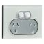 Picture of SOCKET SWT TWIN 10A250V SATURN OM