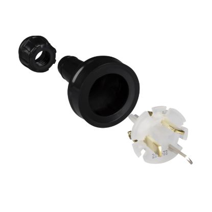 Picture of Plug Top, Standard Series, Straight, 3 PIN, 10A, 250V