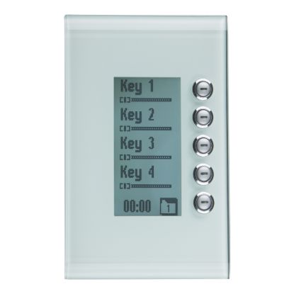 Picture of Fascia with Grid, C-Bus Control and Management System, Saturn Series, Rectangular, 5 Gang