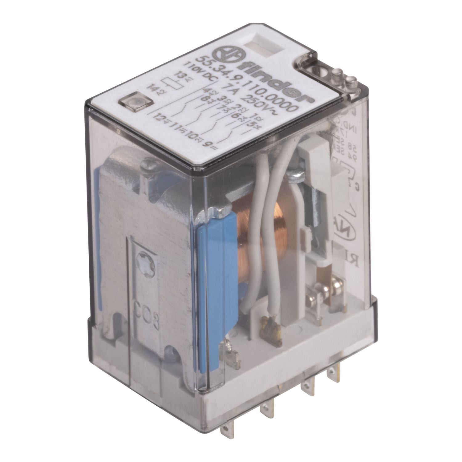 Picture of Relay, SM6-24, SM6-36, spare part, electromechanical, 230VAC, 4RT 7A, indoor