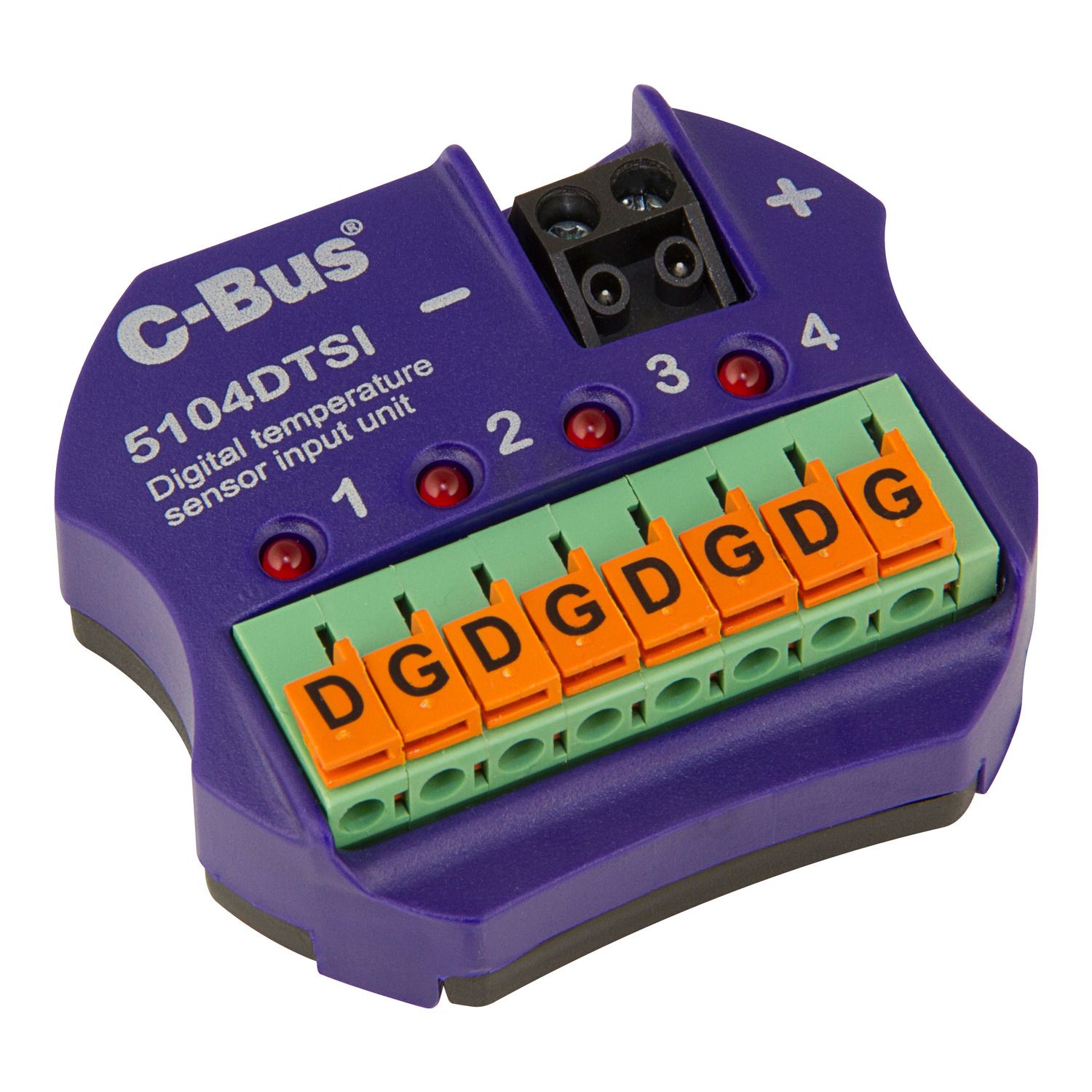 Picture of Digital Temperature Sensor Input Unit, C-Bus Control and Management System, 4 Channel